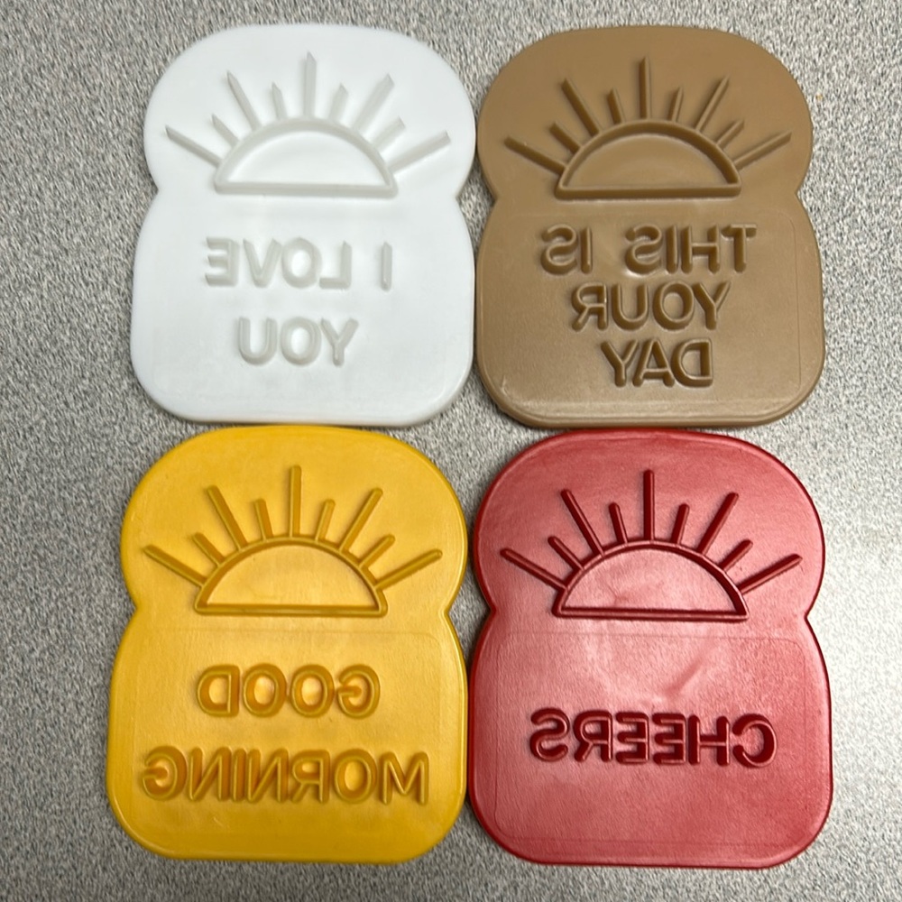 Vintage Regal Gifts “Talking Toasts” toast stamps